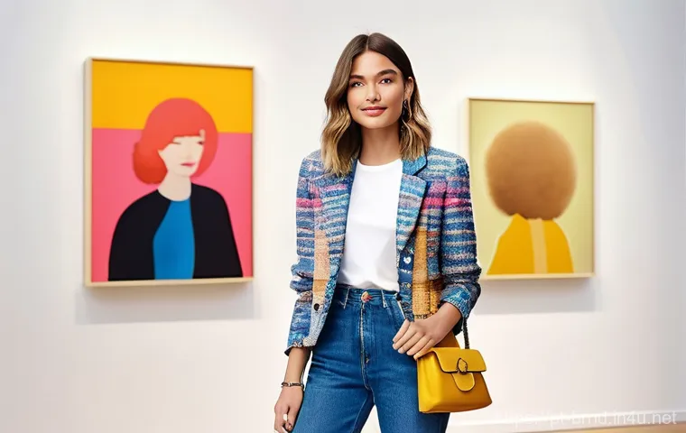 펜디와 샤넬의 트위드 코트 - **Prompt 1: Timeless Elegance and Craftsmanship**
    "A sophisticated woman in her late 30s, exudin...